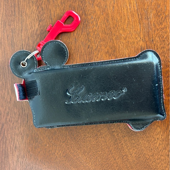 DISNEY Mickey Mouse Eye Glasses Case with Belt/Backpack Hook - Picture 4 of 6